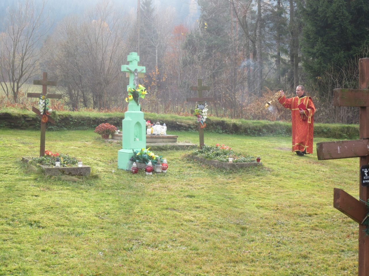 Poświęcenie grobów