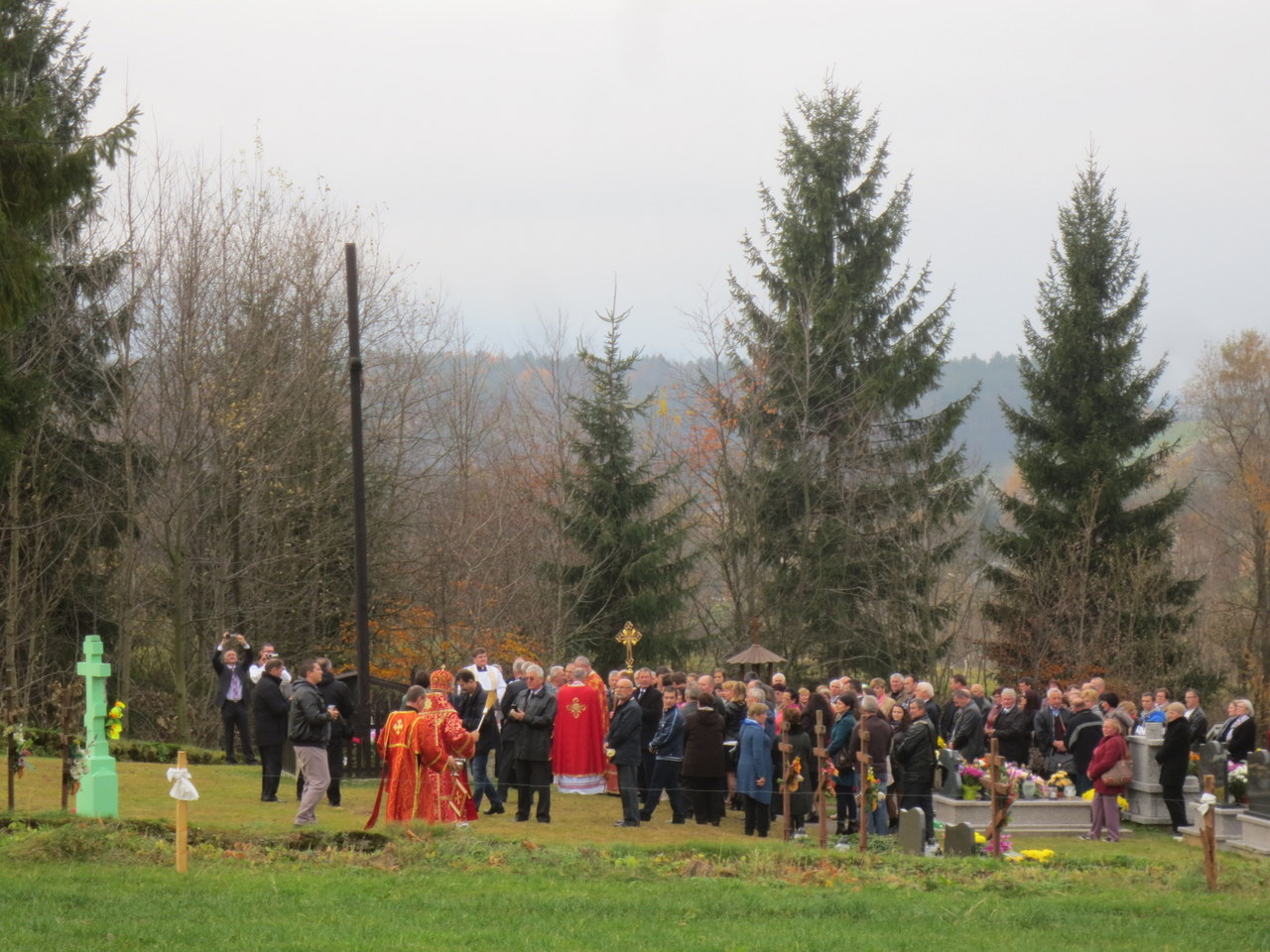 Modlitwy na cmentarzu